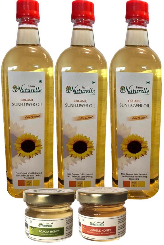 Farm Naturelle Organic Sunflower Oil