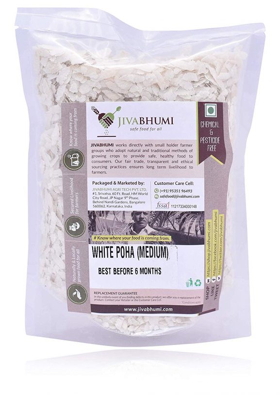 Jivabhumi Organic White Poha