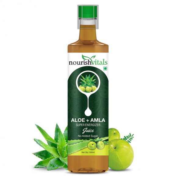 NOURISHVITAL ALOE VERA + AMLA JUICE