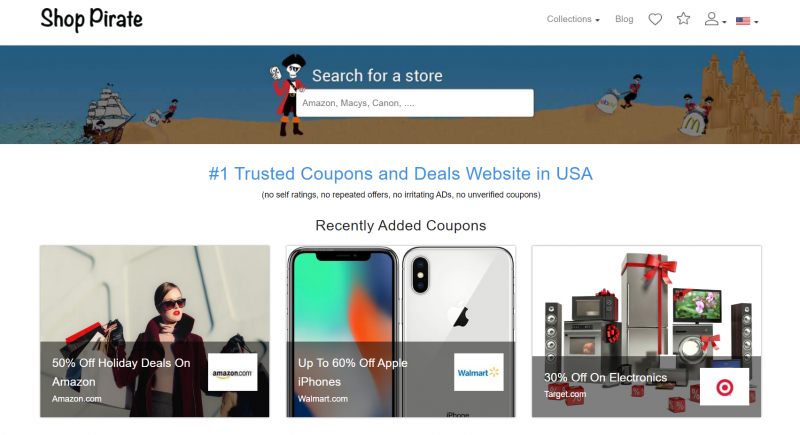 shop pirate - Sites Like Groupon