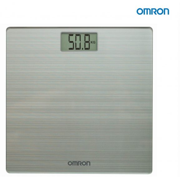 Omron HN 286 Ultra Thin Automatic Personal Digital Weight Scale With Large LCD Display and 4 Sensor Technology For Accurate Weight Measurement