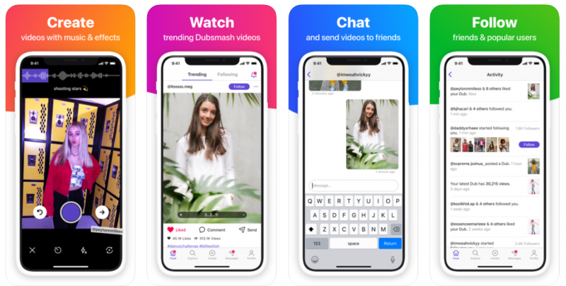 Dubsmash app like tik tok