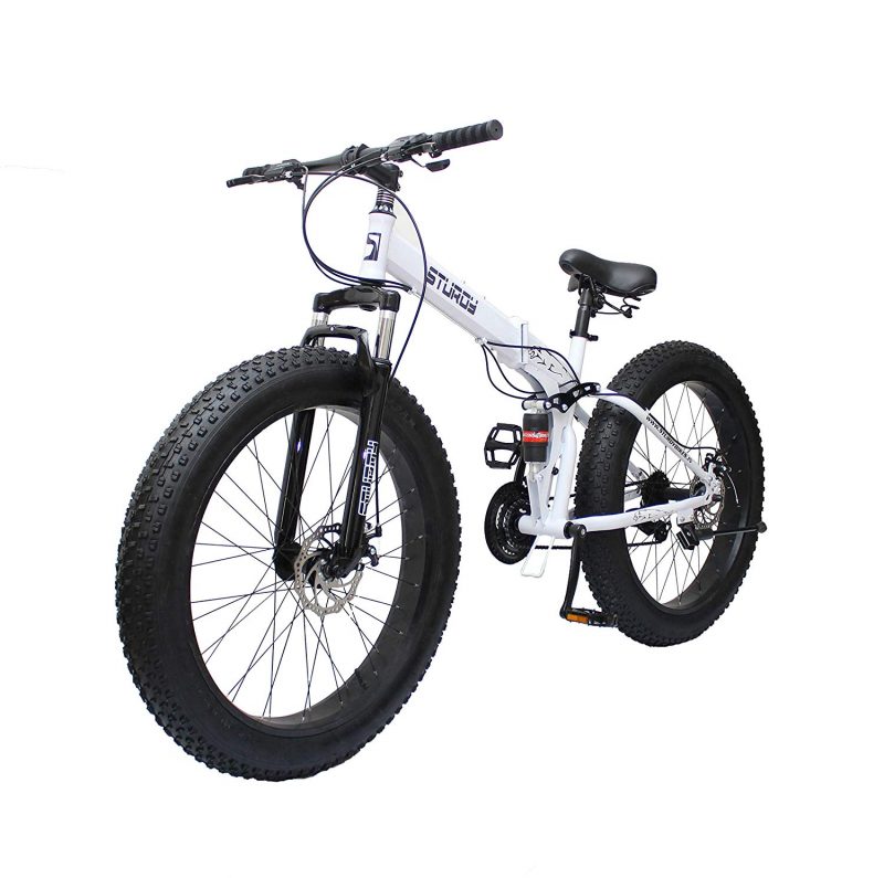 STURDY BIKES Foldable Fat Mountain Bike