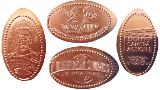 Singapore Pressed Pennies