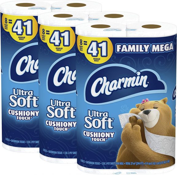 CHARMIN ULTRA SOFT toilet paper (best toilet paper in the world)