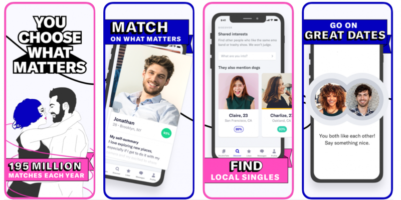 OkCupid app like tinder