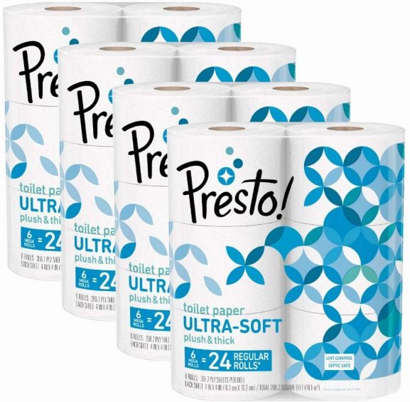 PRESTO toilet papers (best toilet paper)