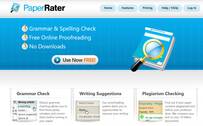 PaperRater alternative to grammarly