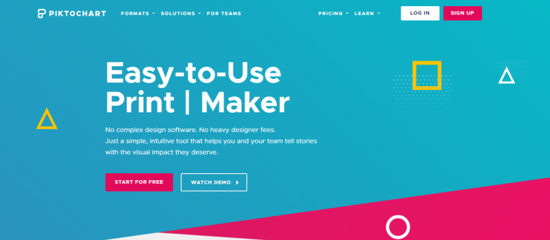 Piktochart site like canva