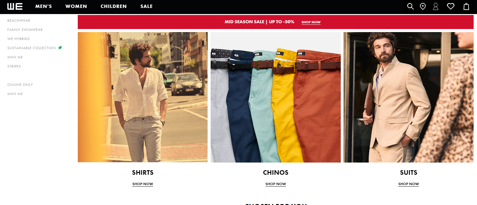 websites like asos for men