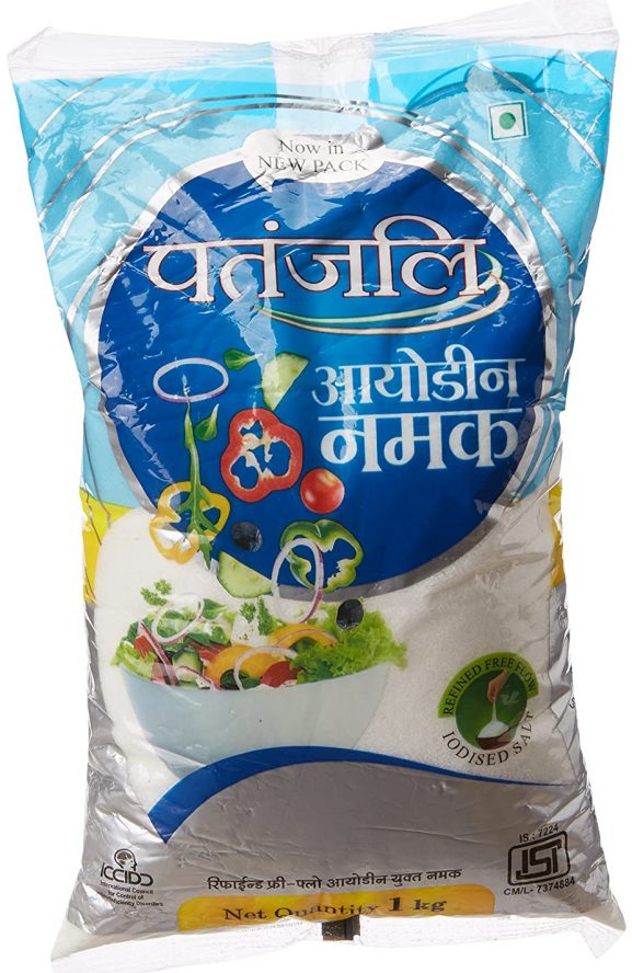 Patanjali Iodized Namak, 1 kg Best Salt Brand In India