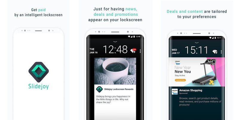 Slidejoy – Lockscreen Cash Rewards