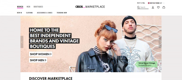 websites like asos marketplace