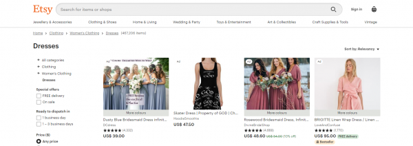 Etsy: Alternative To PoshMark