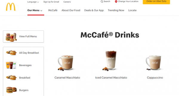 McCafe Best coffee brands in USA