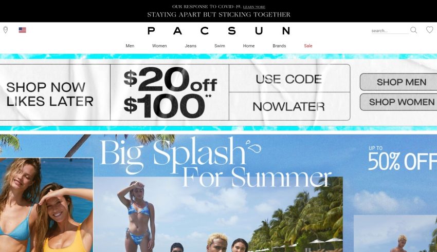 Pacsun - website like melville