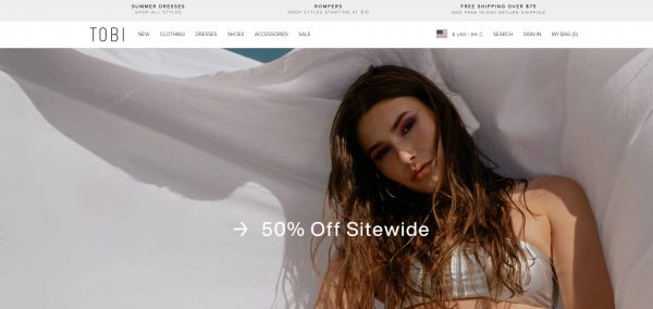 shopping websites like romwe