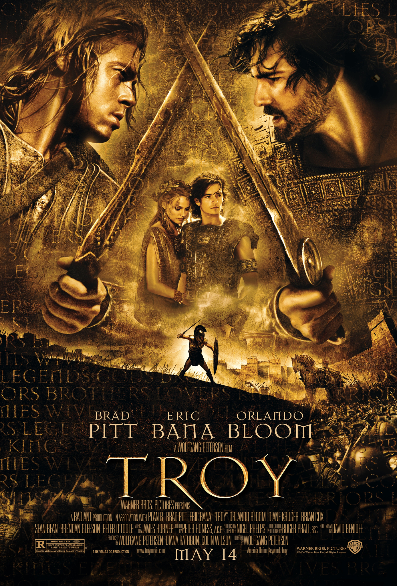 Troy Movie poster: Film by Wolfgang Petersen