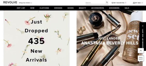 revolve-zaraのようなウェブサイト