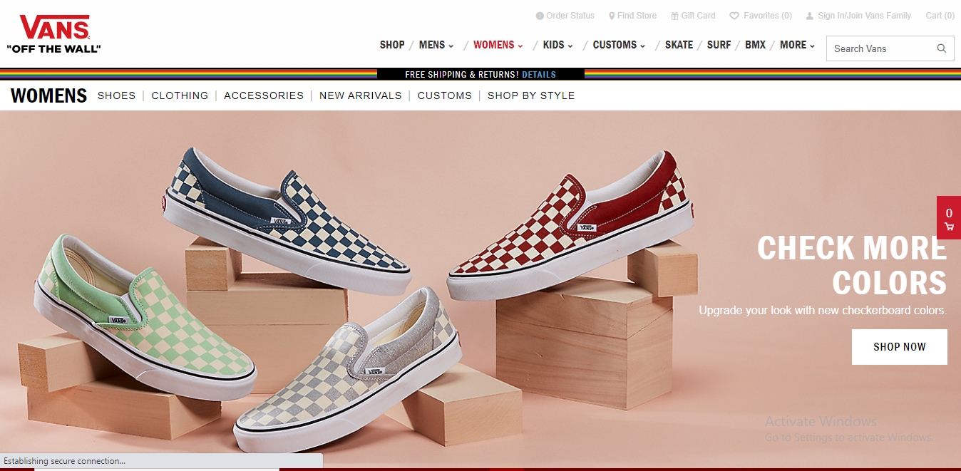 vans - website like Pacsun