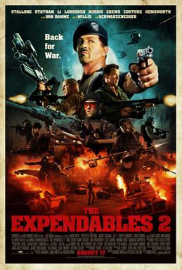 The Expendables 2 posture