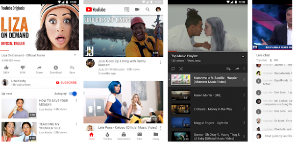 YouTube app