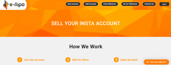 E-flipo: Best Place To Buy And Sell Instagram Accounts