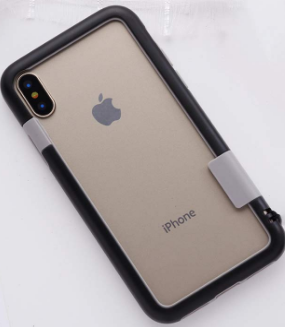 Aavjo Bumper Frame Flexible Case Cover for iPhone XS Max.