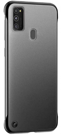 Amozo Borderless Ultra Slim Case with Camera Protection (Black): Best Cover For Samsung M31