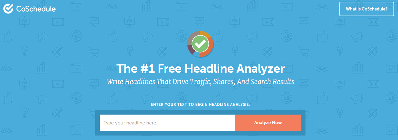 CoSchedule's Headline Analyzer - facebook growth tool