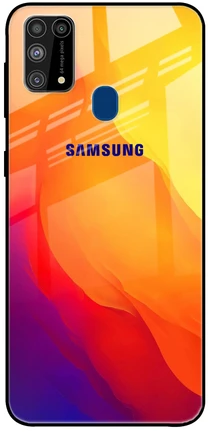 Colorful Brush Strokes Glass case: Best Cover For Samsung M31