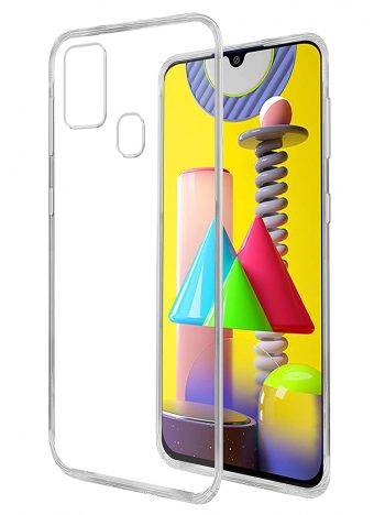 Solimo Soft & Flexible Back Phone Case (Transparent): Best Cover For Samsung M31