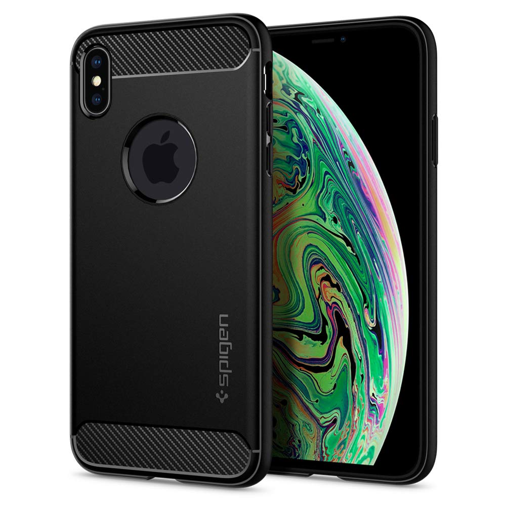 Spigen Rugged Armor Back Cover Case for iPhone XS Max.