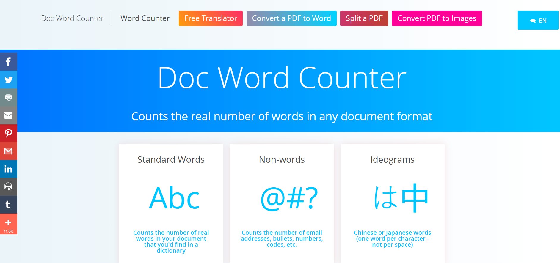 word counter tool online