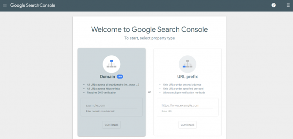 Google Webmaster Console