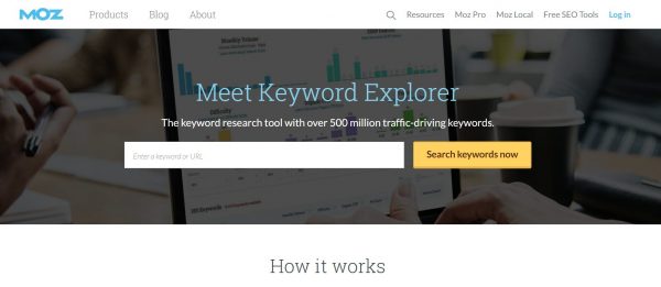 Moz Keyword Explorer