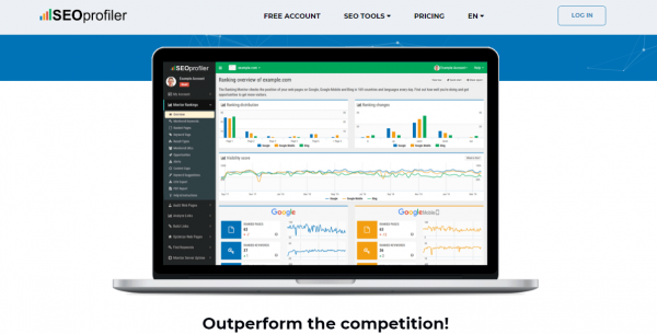 SEO profiler - best tool for keyword ranking