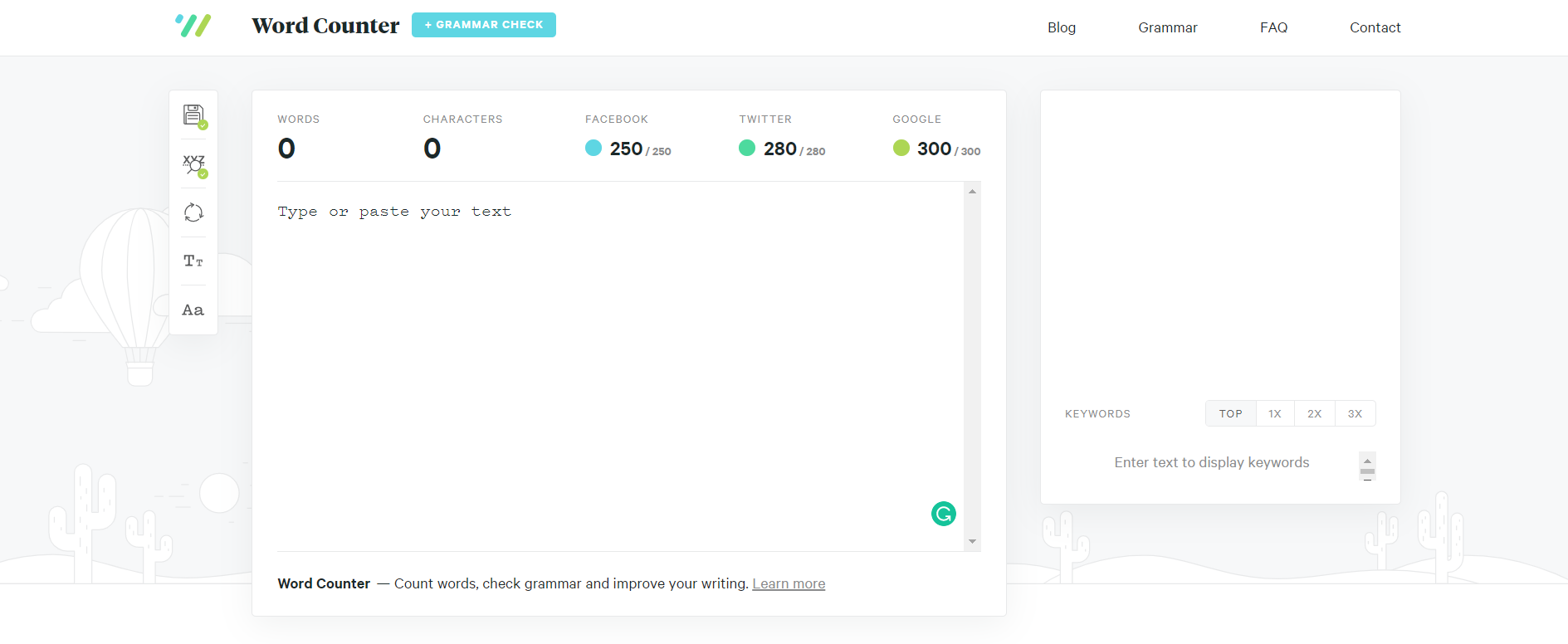 online word counter tool
