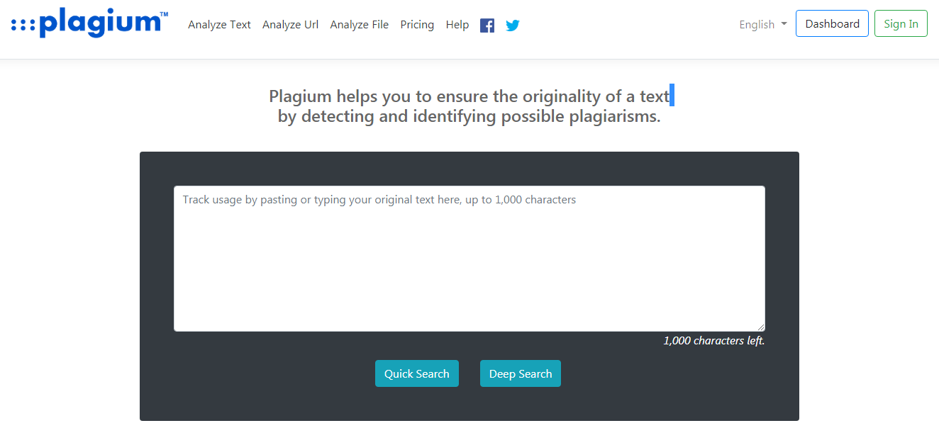 plagium - best tool for checking plagiarism