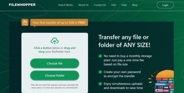 FileWhopper - file transfer tool