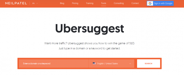 Ubersuggest