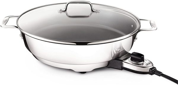 All-Clad SK492 Electric Skillet with Adjustable Temperature Dial