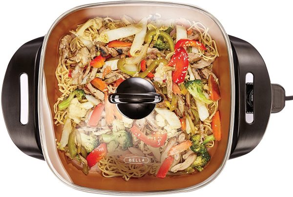 BELLA Electric Ceramic Titanium Skillet