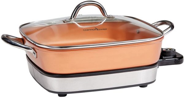 Copper Chef 12" Removable Electric Skillet