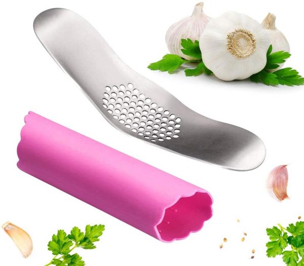 Fu Store 304 Stainless Steel Garlic Press