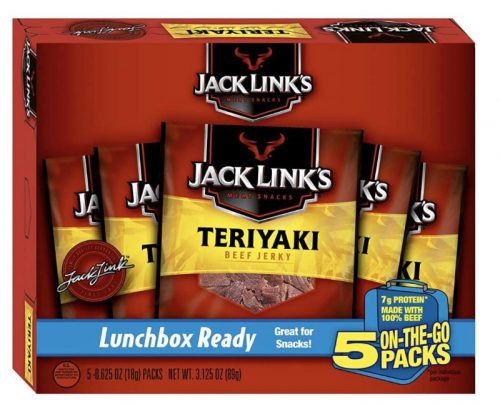 Jack Link’s Beef Jerky 5 Count Multipack: Late-Night Snack