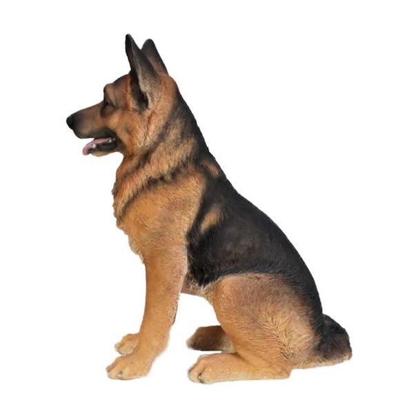 Life-Size German Shepherd Statue