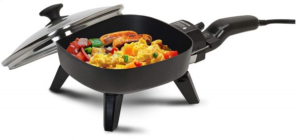 Maxi-Matic Elite Cuisine Electric Skillet with Glass