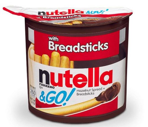 Nutella and GoSnack Packs: Late-Night Snack