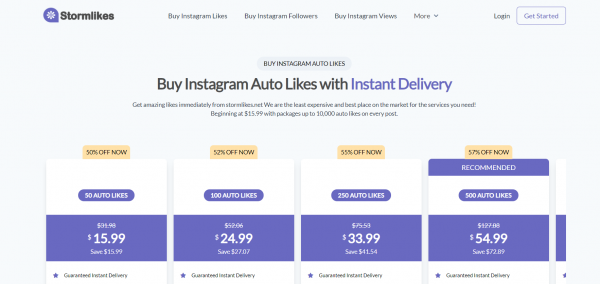 Stormlikes - Buy Instagram Auto Likes 